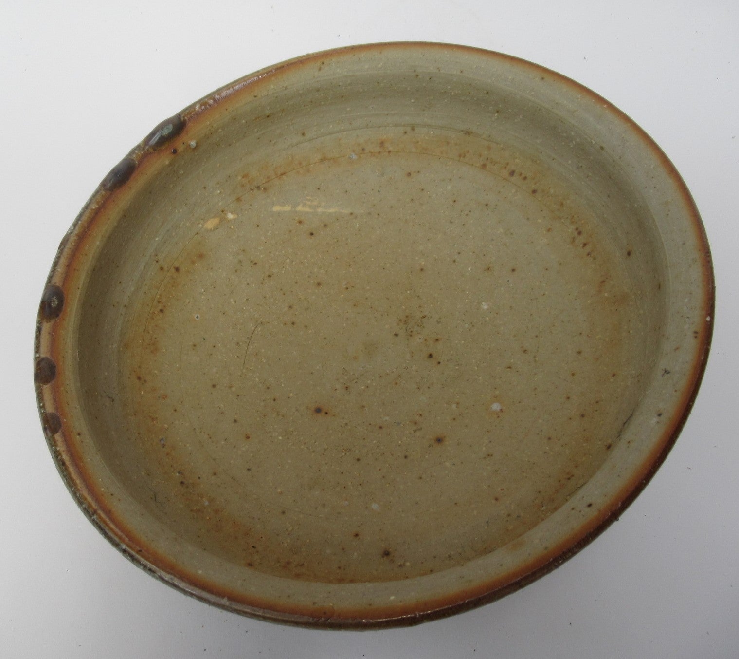 Svend Bayer, British studio pottery stoneware wood fired large storage jar c1990