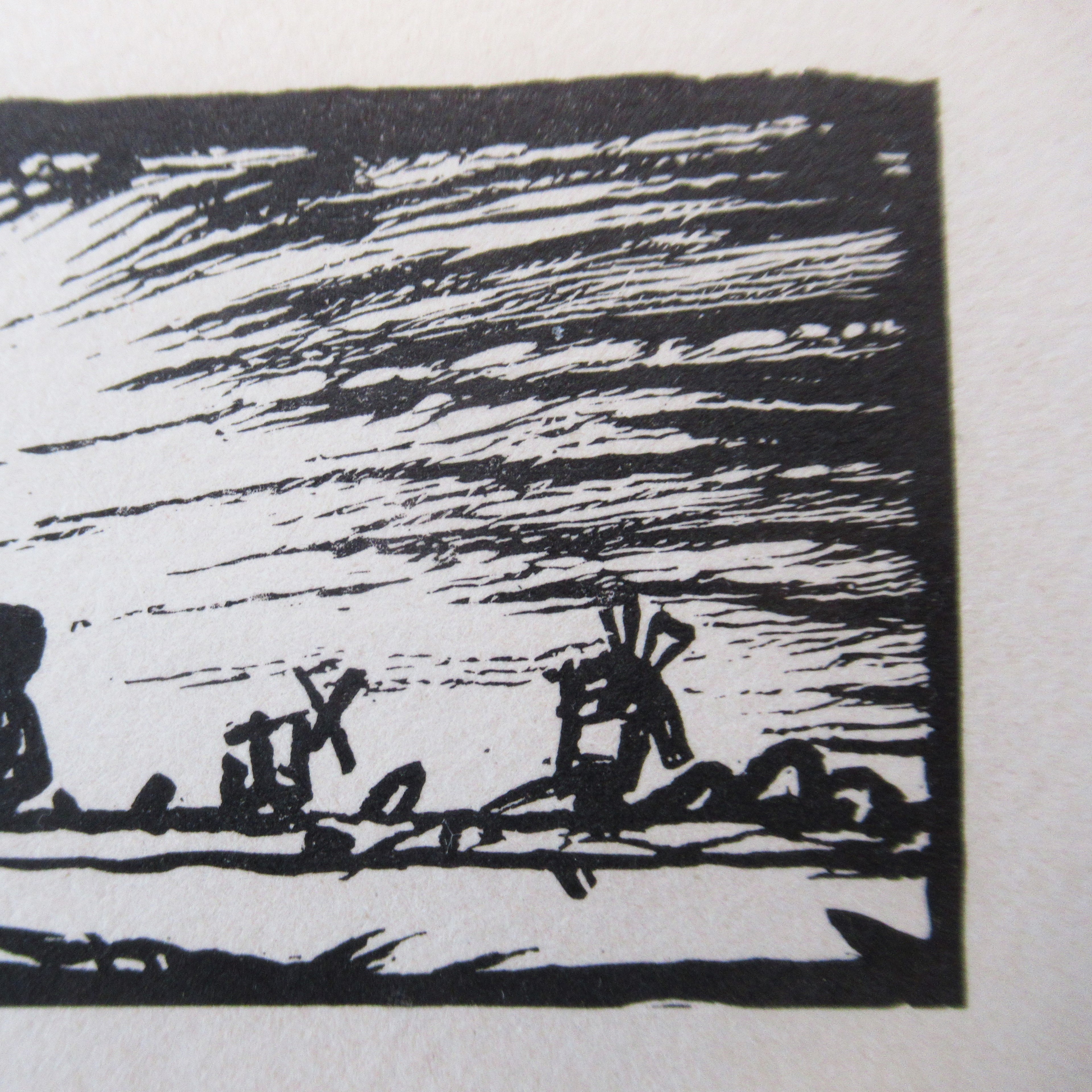 Frank Brangwyn, woodcut print from Les Campagnes Hallucinées, 1927, one of 25