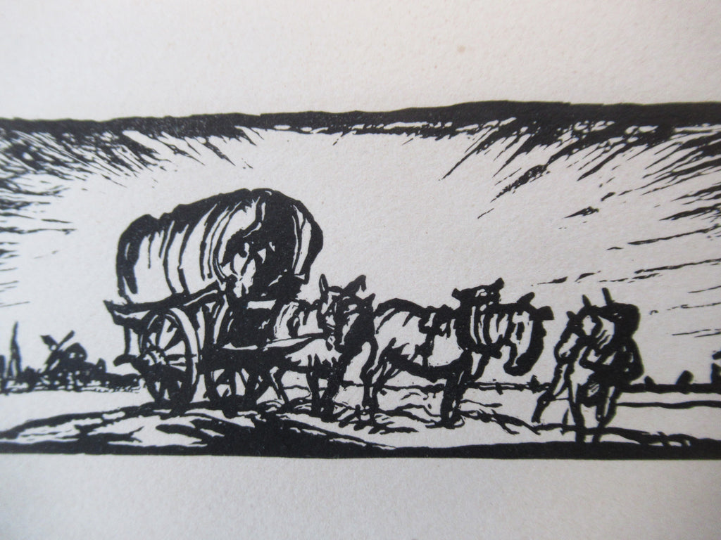 Frank Brangwyn, woodcut print from Les Campagnes Hallucinées, 1927, one of 25