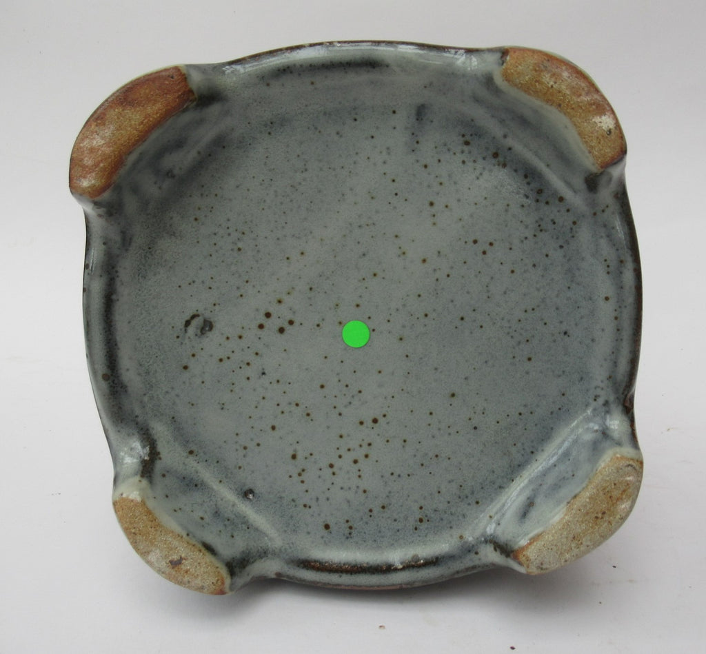 Chris Lewis, British studio pottery Aztec pattern stoneware jar and cover, c1990