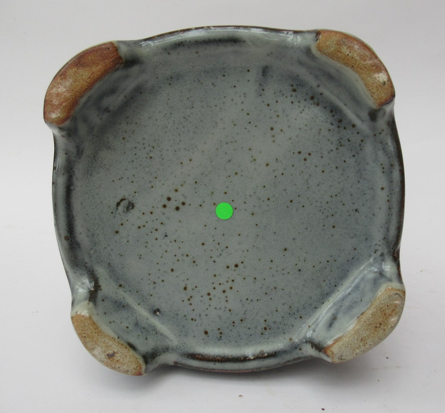 Chris Lewis, British studio pottery Aztec pattern stoneware jar and cover, c1990