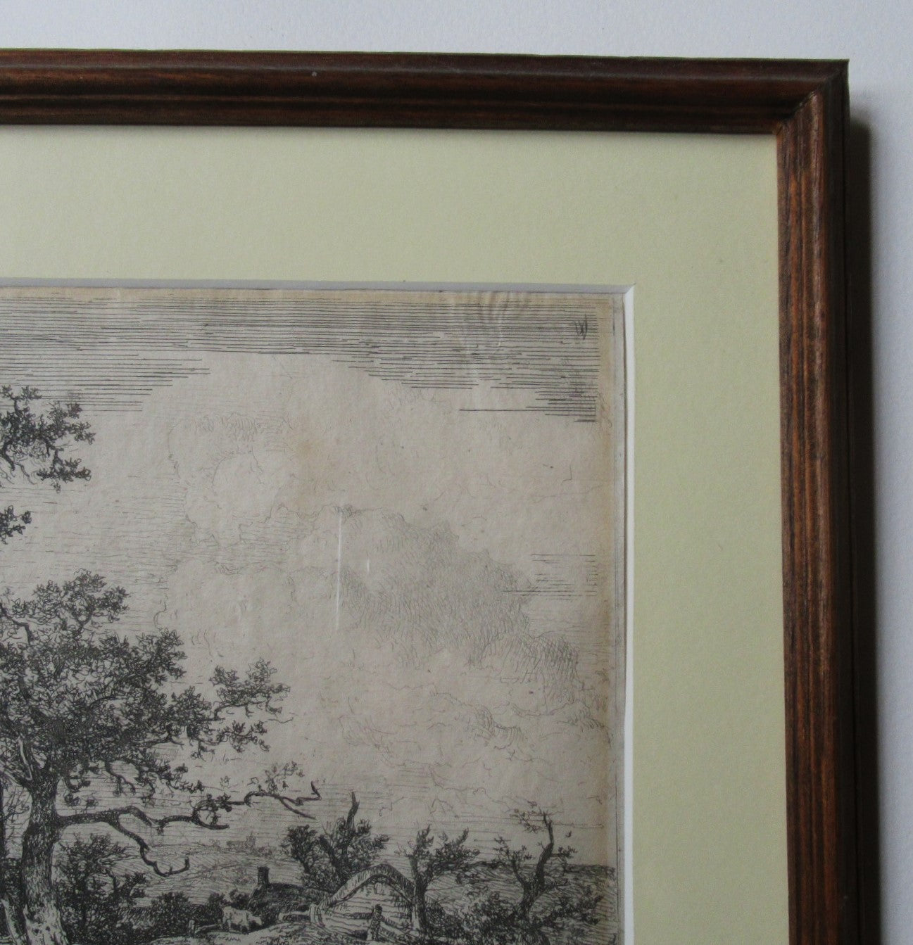John Crome original antique first issue 1812 etching, rare and framed