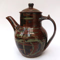 Harry & May Davis, Crowan pottery, Vintage studio pottery coffee pot, 1946-1962