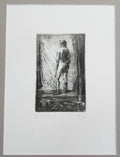 Fred Cuming RA, Standing Figure, 1978 print, drypoint and aquatint
