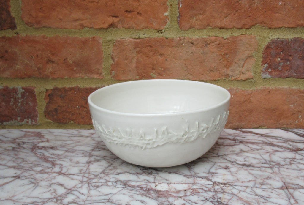 Porcelain studio pottery bowl by Daniel Smith, c2010