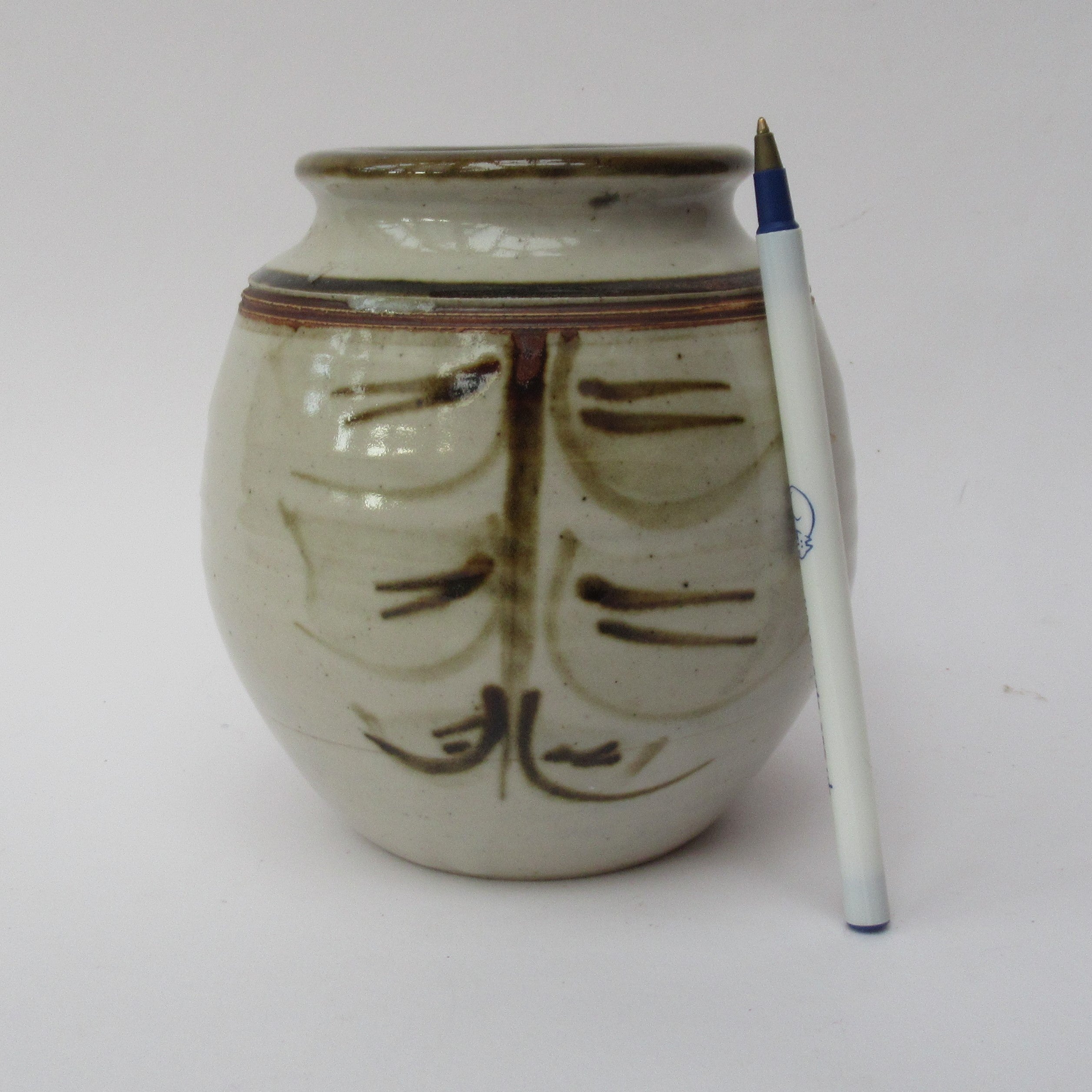 David Hemingsley, studio pottery stoneware vase, Leach/Crowan influence, c1970