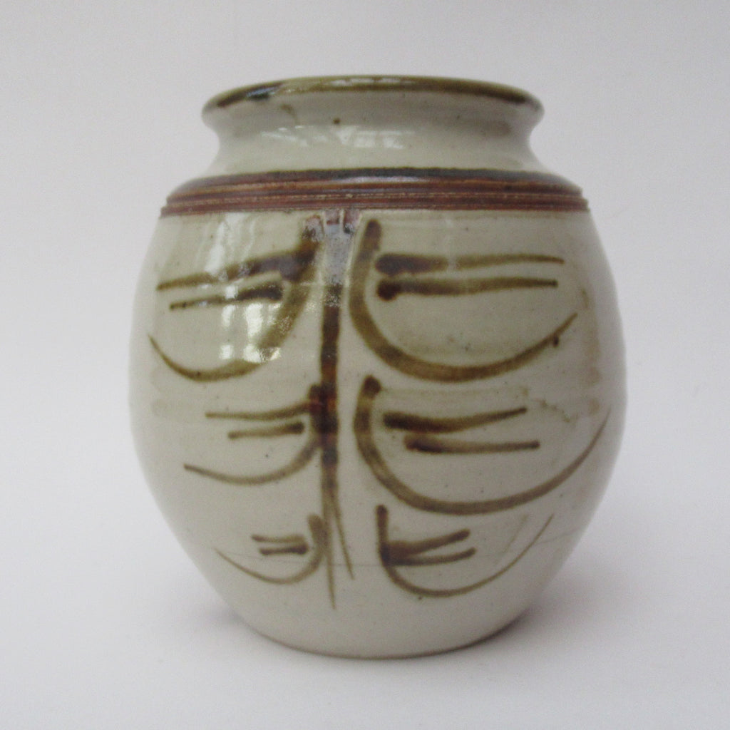 David Hemingsley, studio pottery stoneware vase, Leach/Crowan influence, c1970
