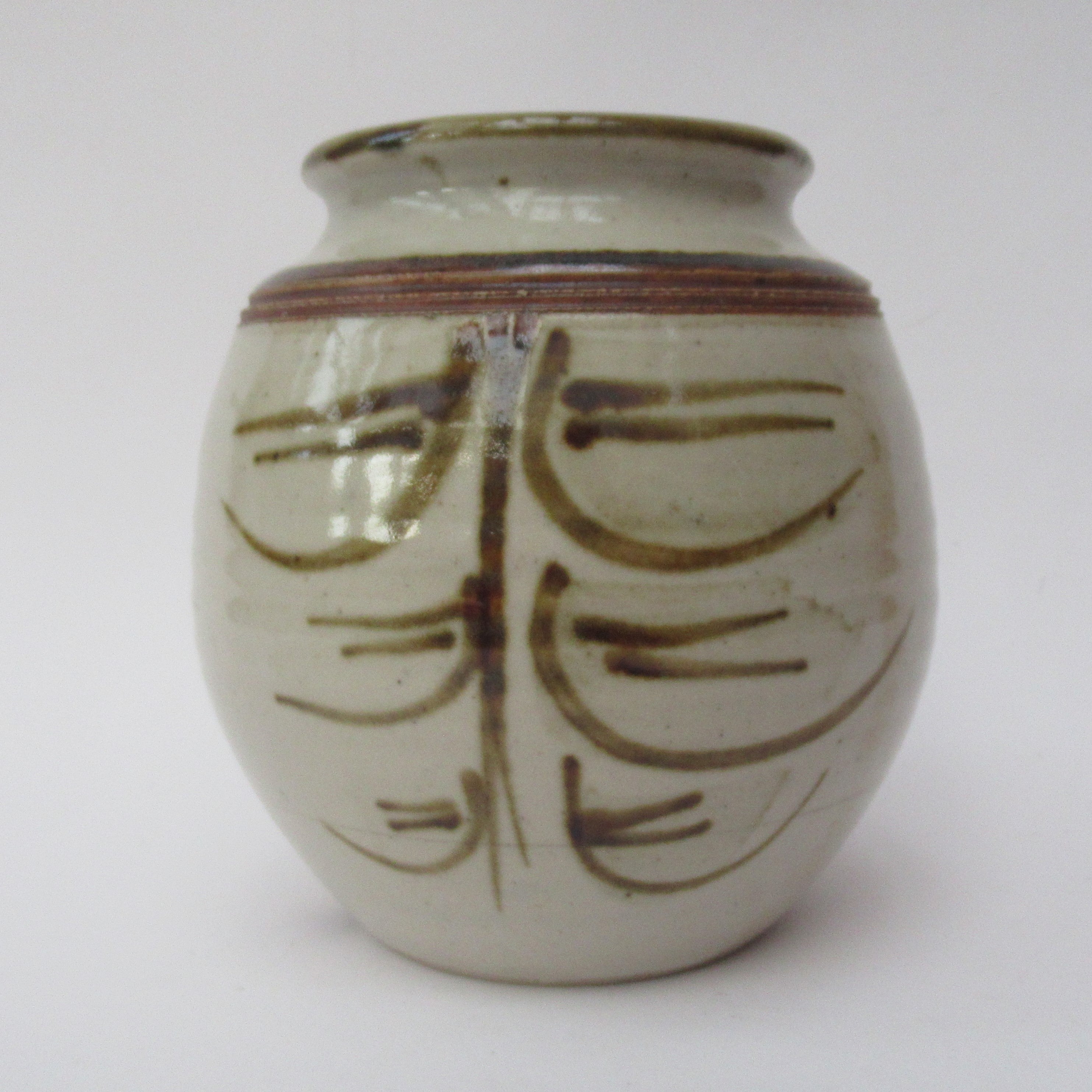 David Hemingsley, studio pottery stoneware vase, Leach/Crowan influence, c1970