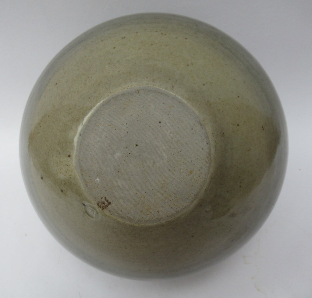 David Leach, Lowerdown pottery, large studio pottery jar, foxglove decoration, c1985