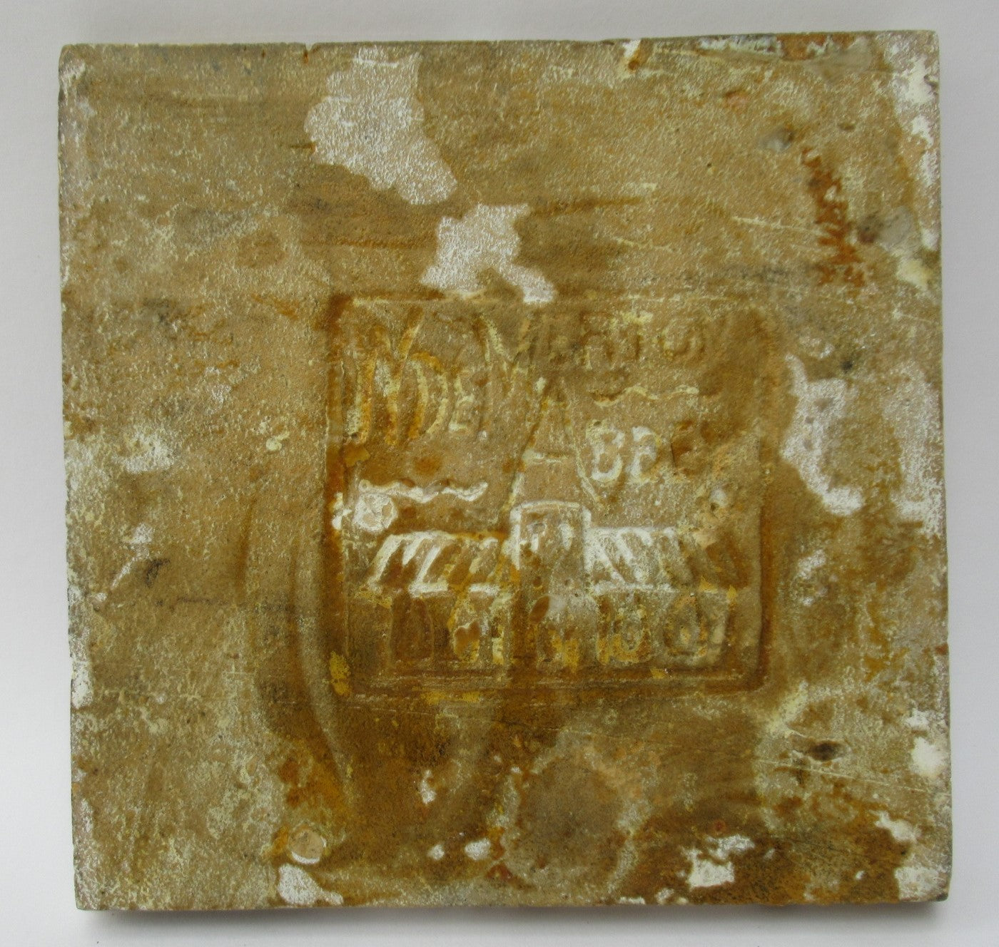 William de Morgan, Merton Abbey Arts and Crafts lustre tile with deer, c1885