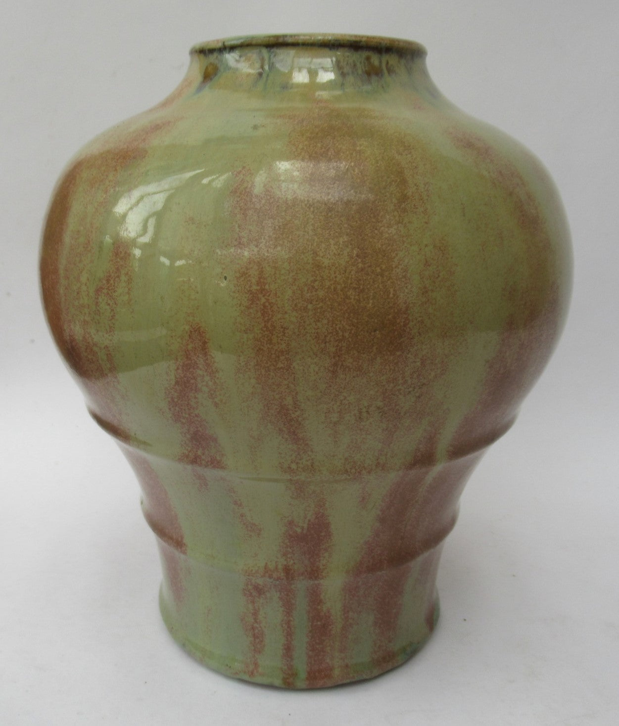 Auguste Delaherche, French studio pottery high fired stoneware large vase, c1903