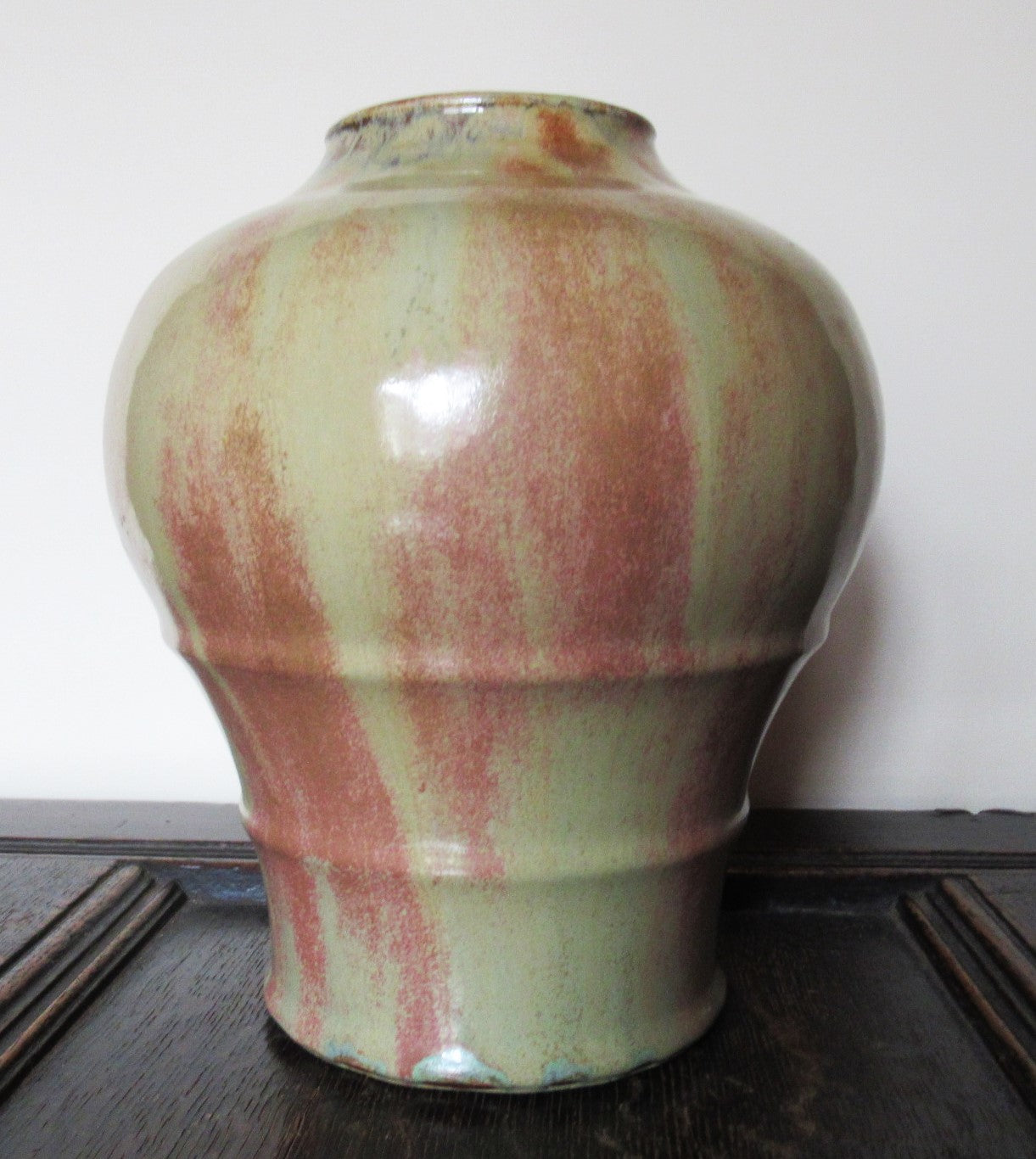 Auguste Delaherche, French studio pottery high fired stoneware large vase, c1903