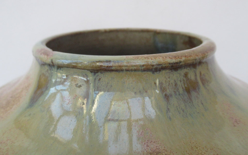 Auguste Delaherche, French studio pottery high fired stoneware large vase, c1903