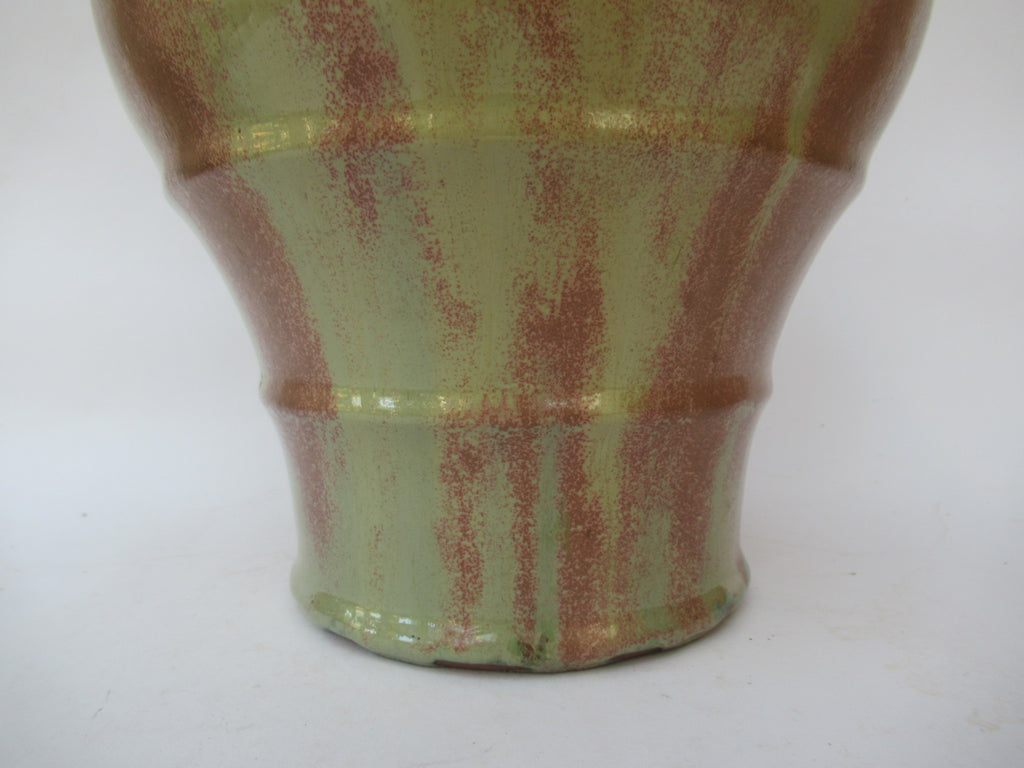 Auguste Delaherche, French studio pottery high fired stoneware large vase, c1903