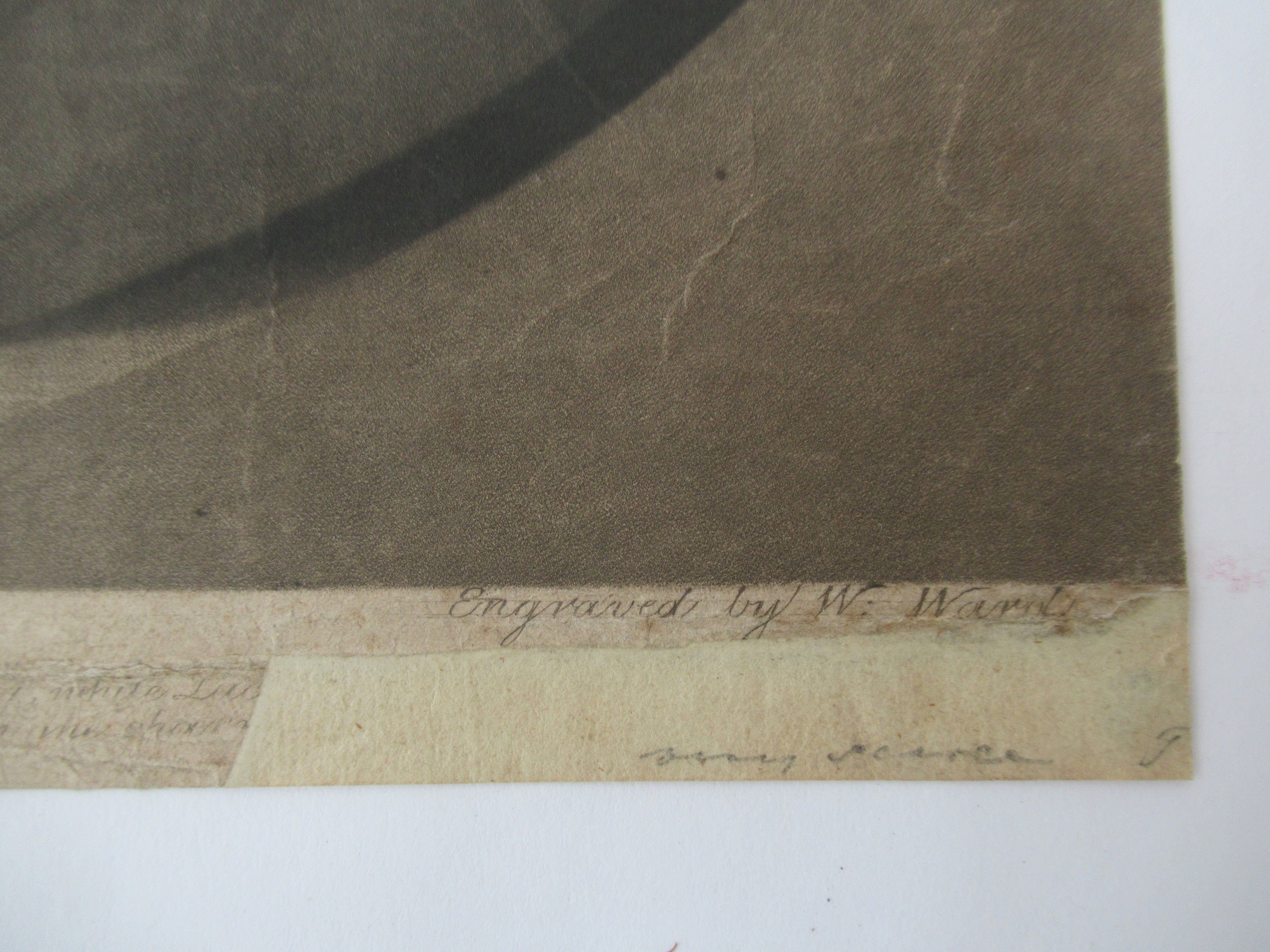 Antique first issue 1787 print William Ward/George Morland, The Delightful Story