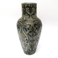Doulton Lambeth antique richly decorated stoneware vase by Edith Rogers, 1881