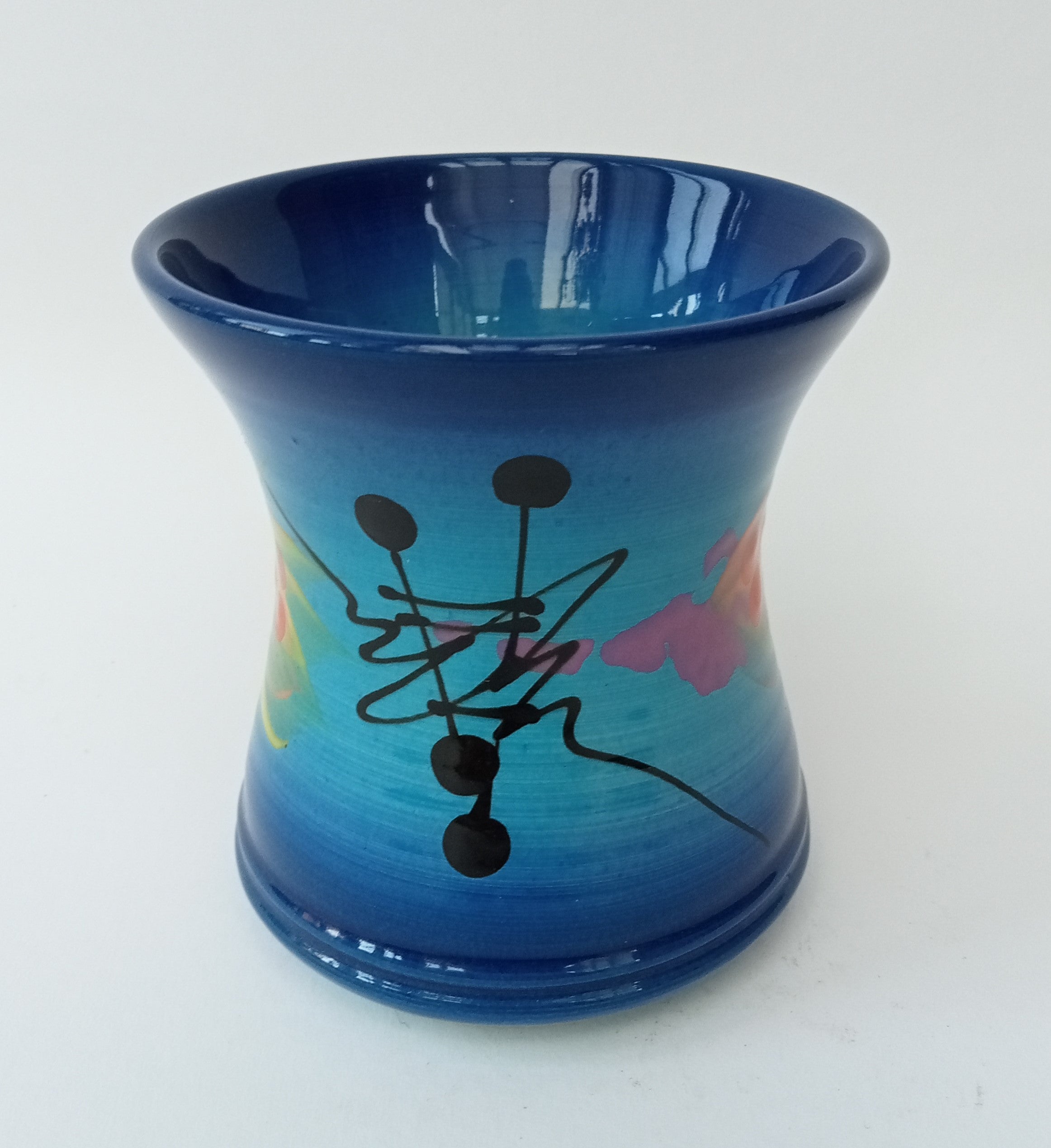 Richard Godfrey (1949-2014), British studio pottery earthenware mug, c1990