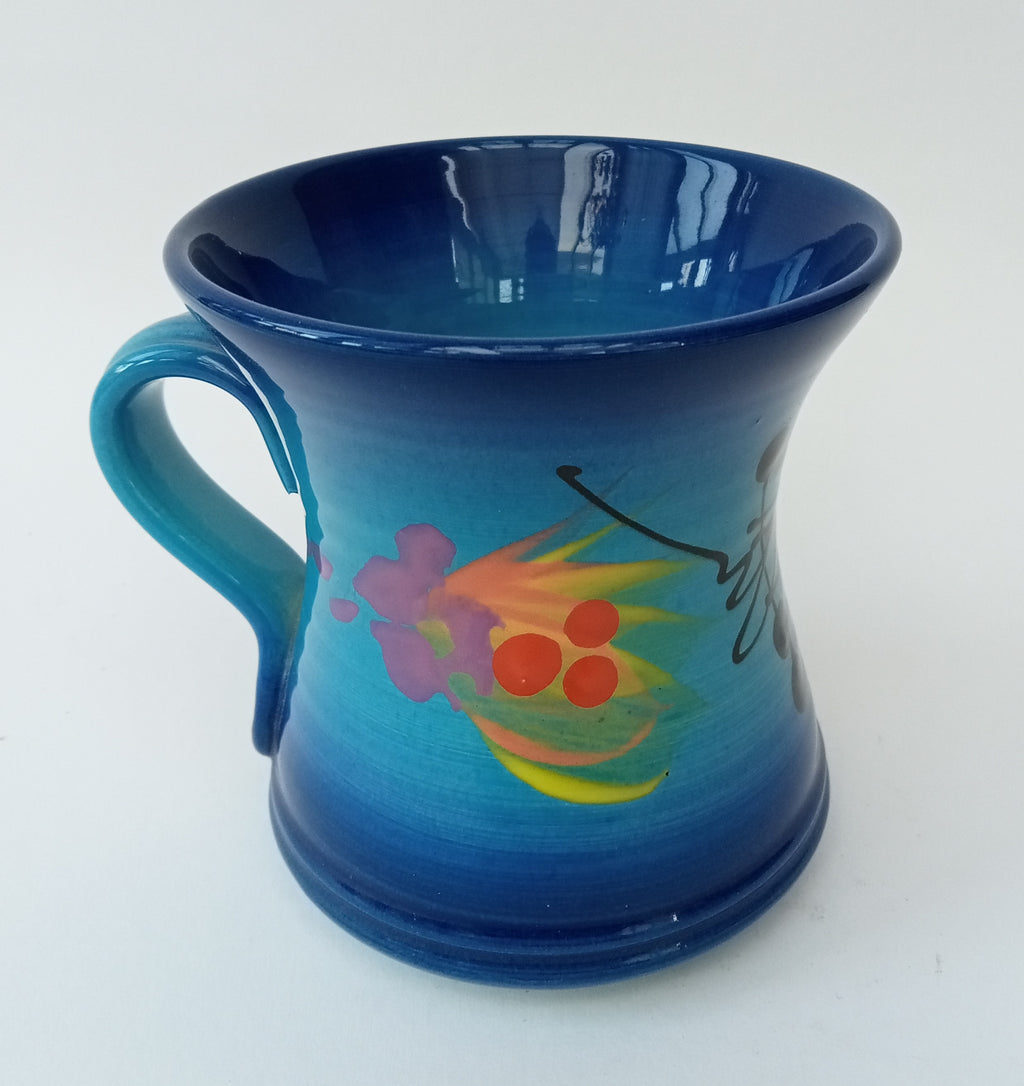 Richard Godfrey (1949-2014), British studio pottery earthenware mug, c1990