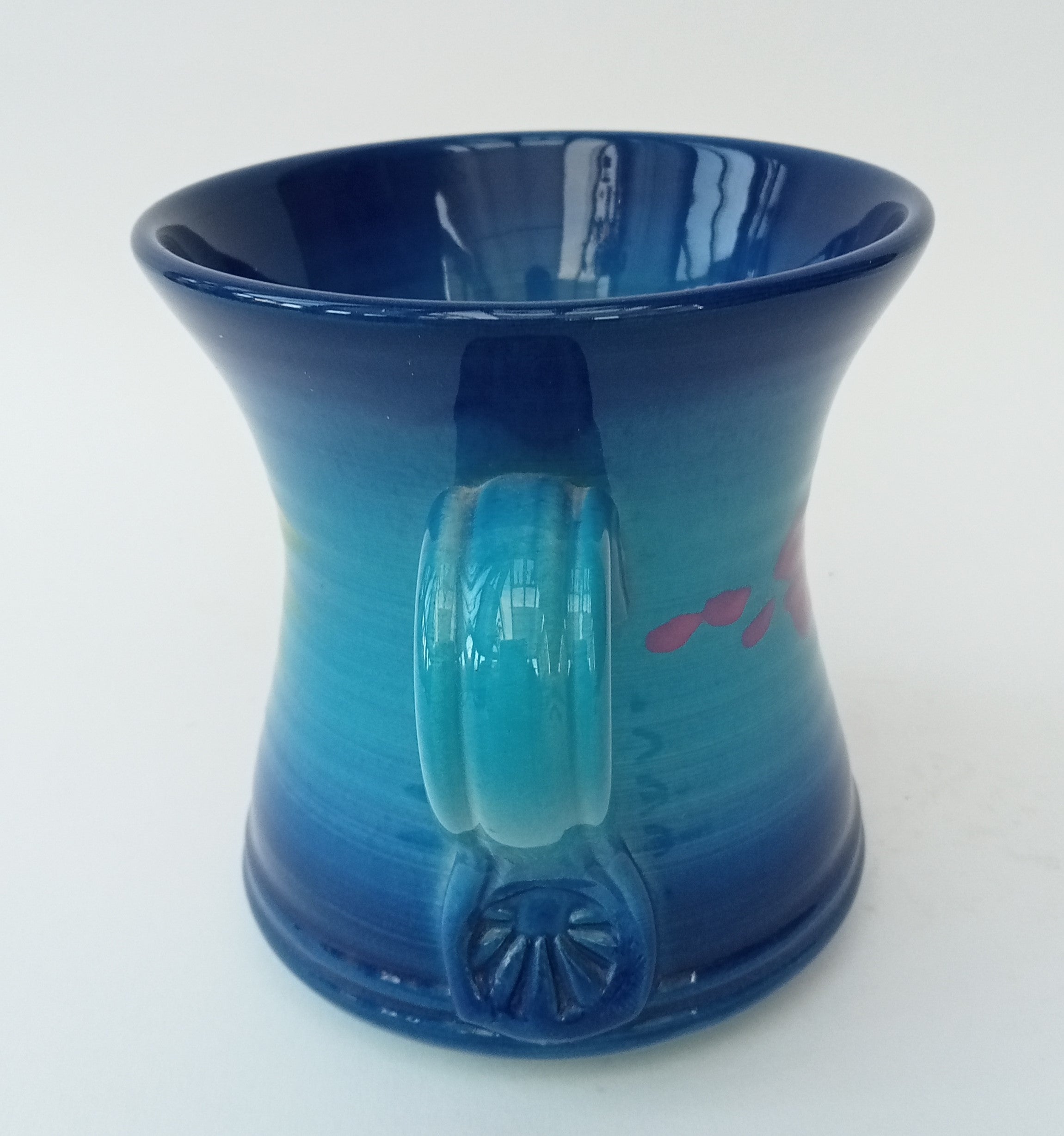Richard Godfrey (1949-2014), British studio pottery earthenware mug, c1990