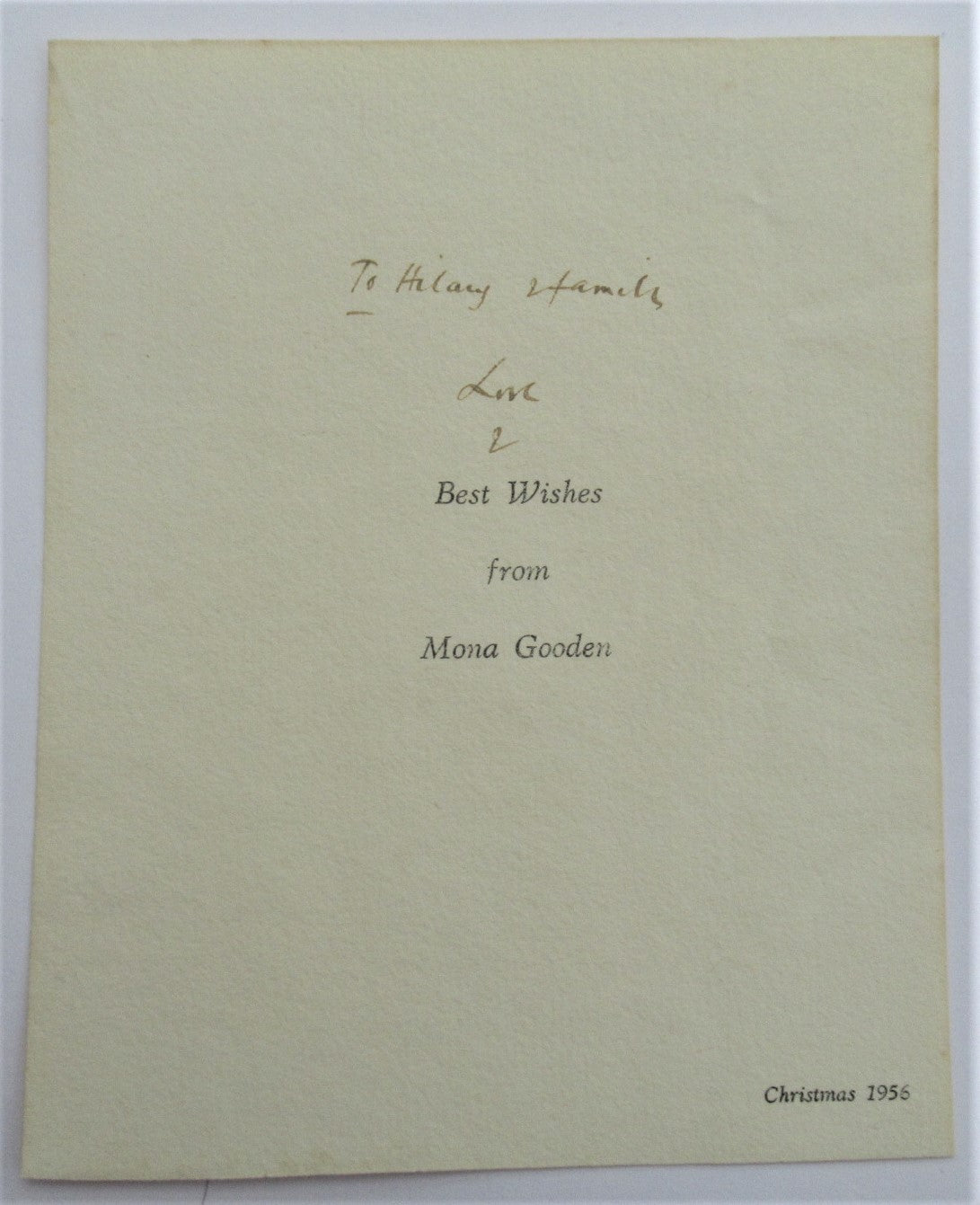 Stephen Gooden, original line engraving print, bookplate for Mona Gooden, 1926