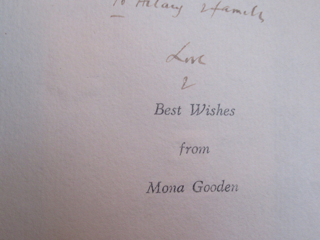 Stephen Gooden, original line engraving print, bookplate for Mona Gooden, 1926