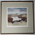 Robert Greenhalf SWLA signed limited edition print, etching, Short-eared Owl