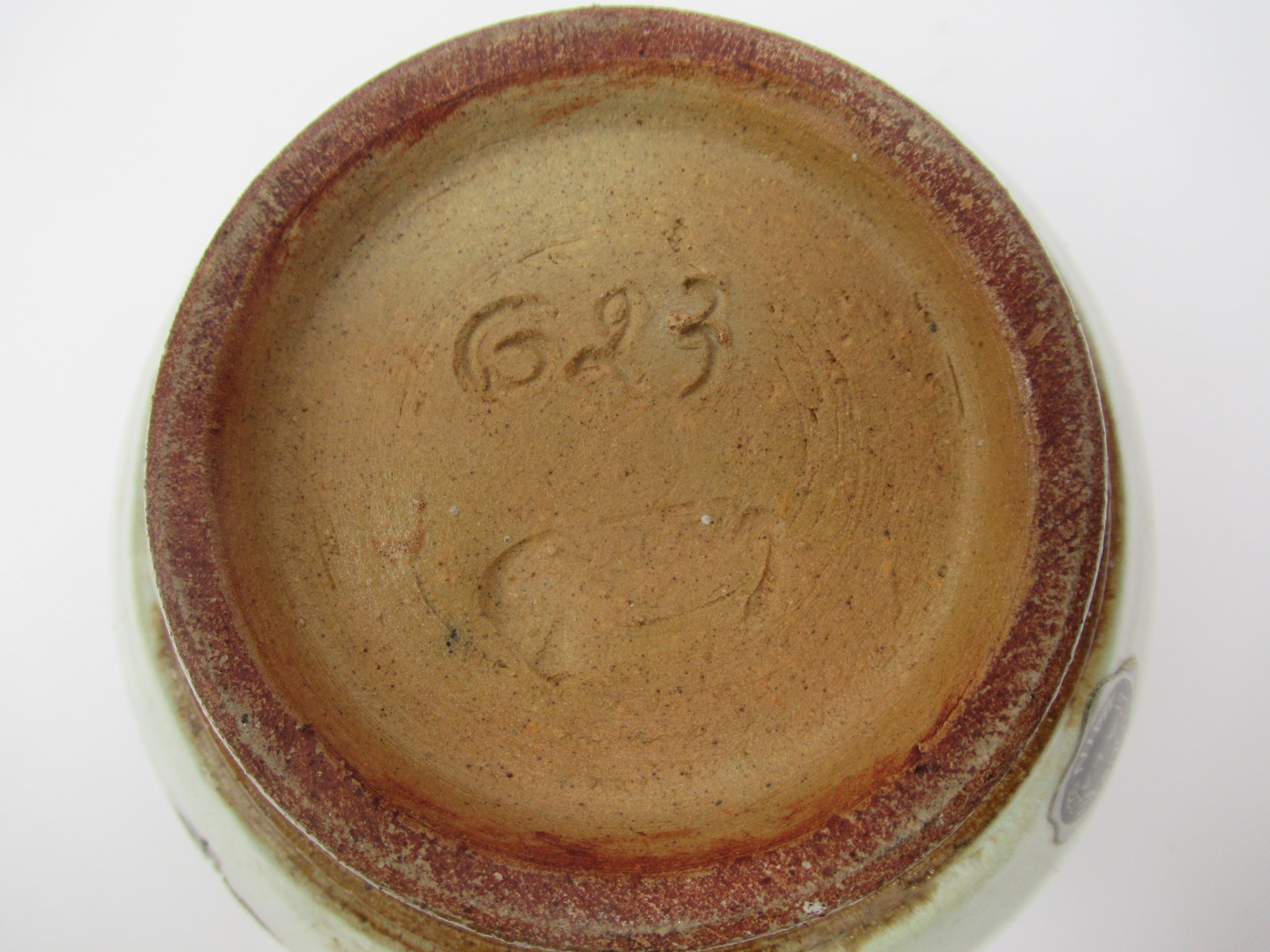 Roger Guerin (Belgium), Art Deco stoneware vase with Lion design, c1930