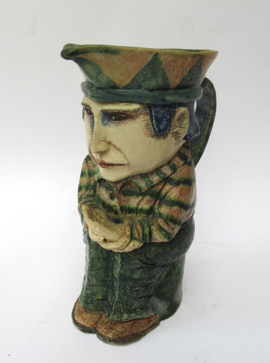 Amanda Popham, Studio Pottery, Character Jug, 2001