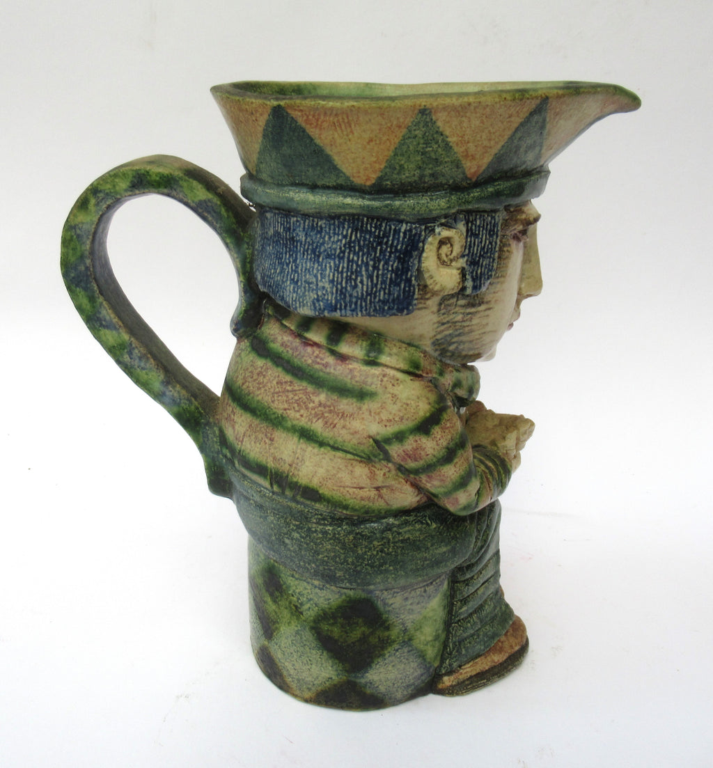 Amanda Popham, Studio Pottery, Character Jug, 2001