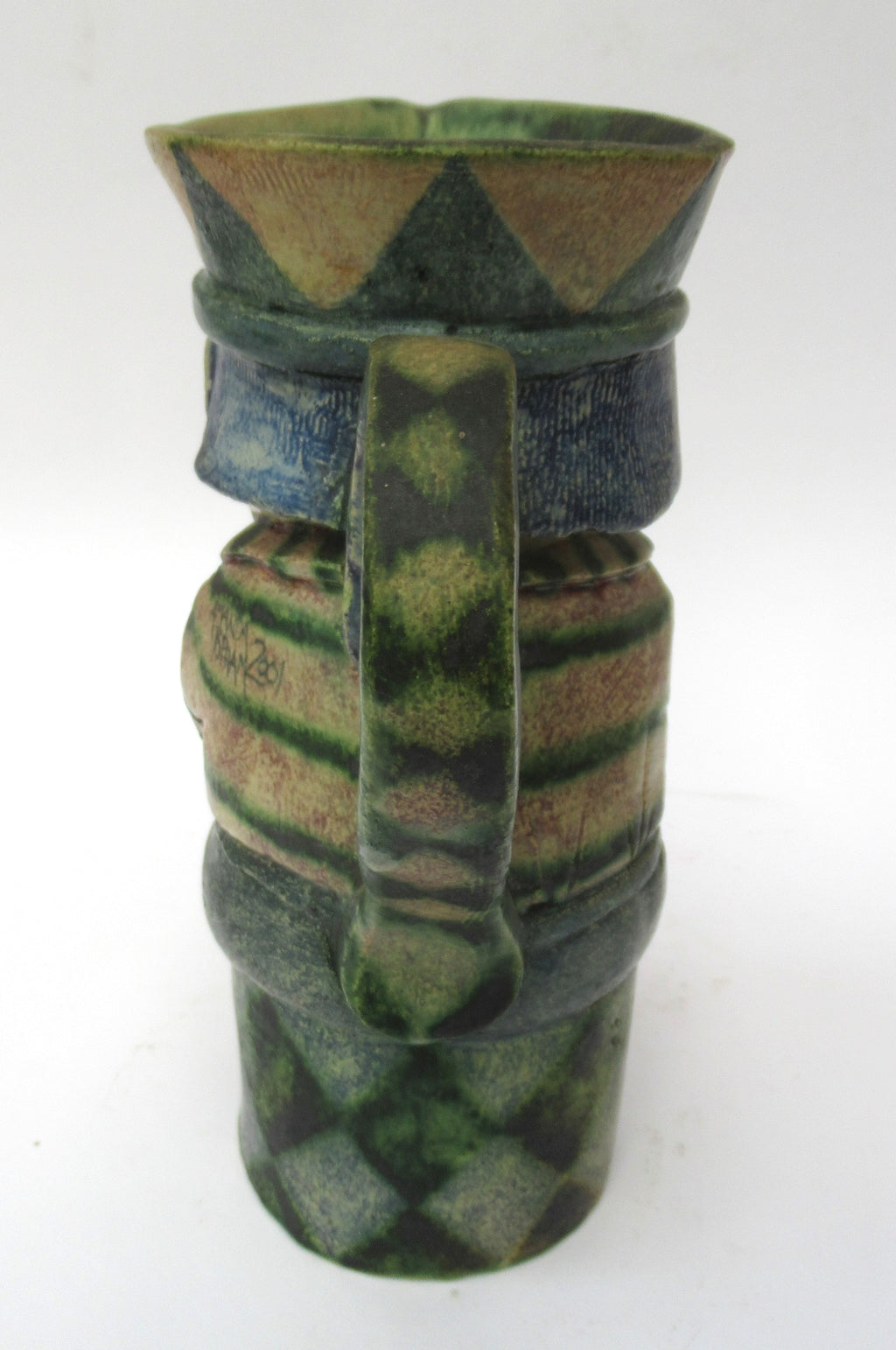Amanda Popham, Studio Pottery, Character Jug, 2001