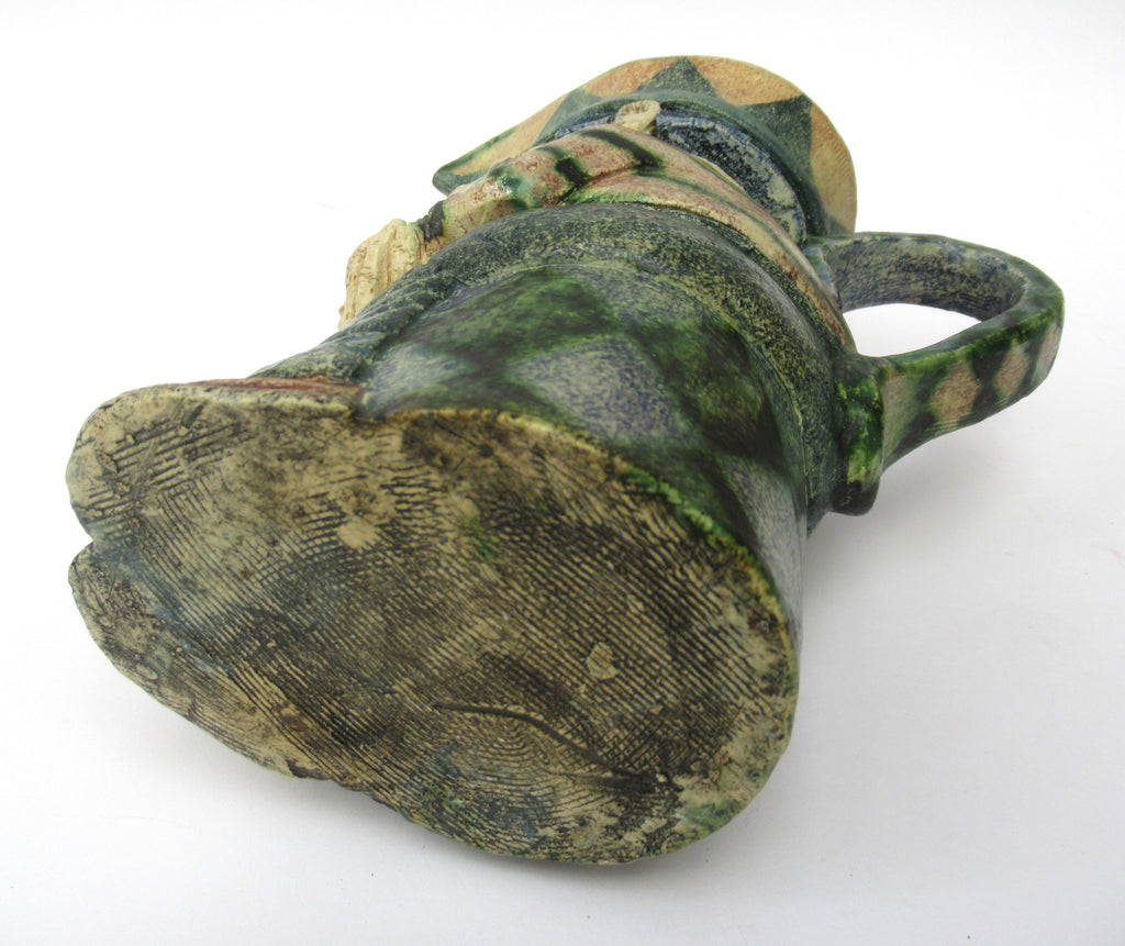 Amanda Popham, Studio Pottery, Character Jug, 2001