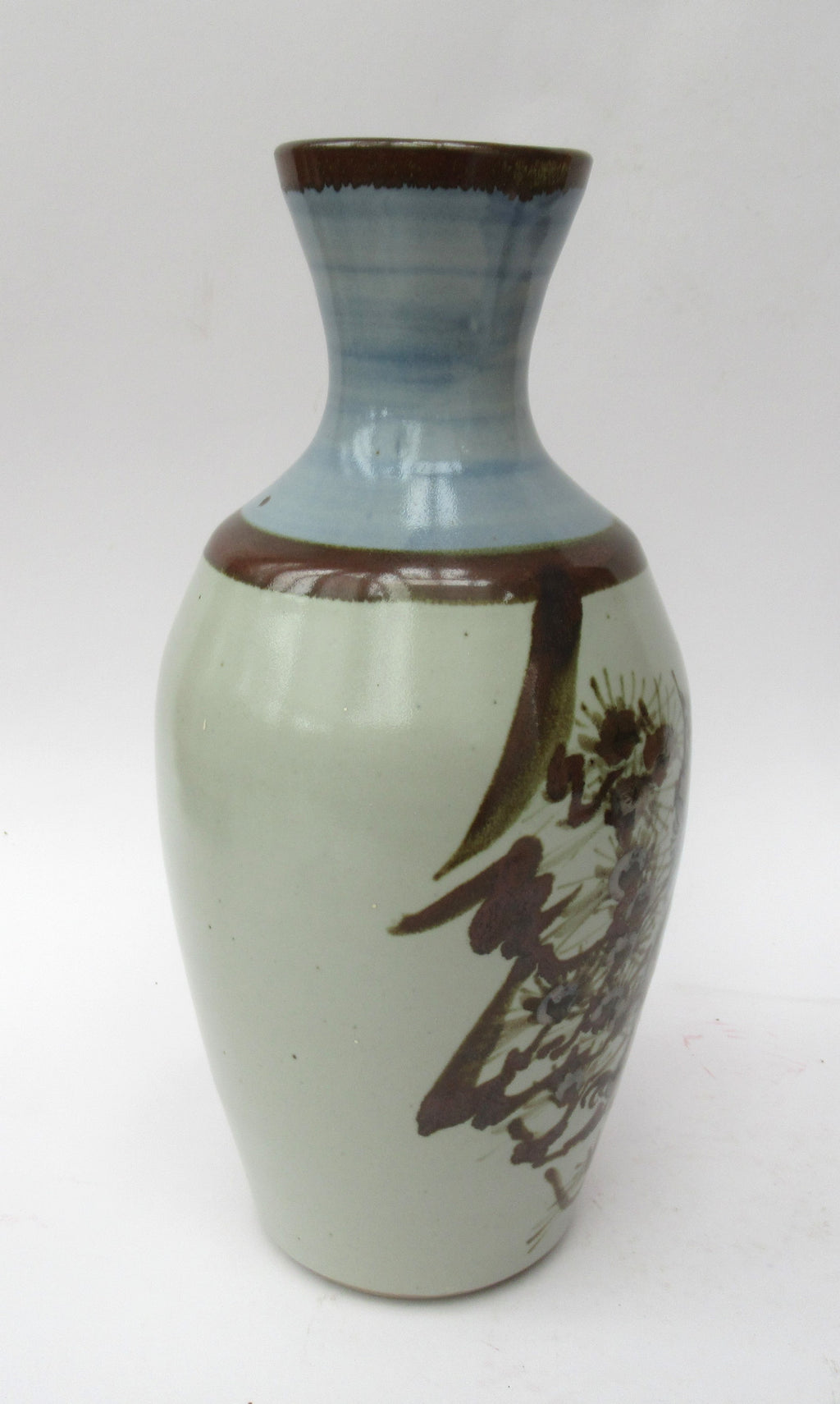 David Eeles (1933-2015), Shepherds Well Pottery, Stoneware Owl Vase