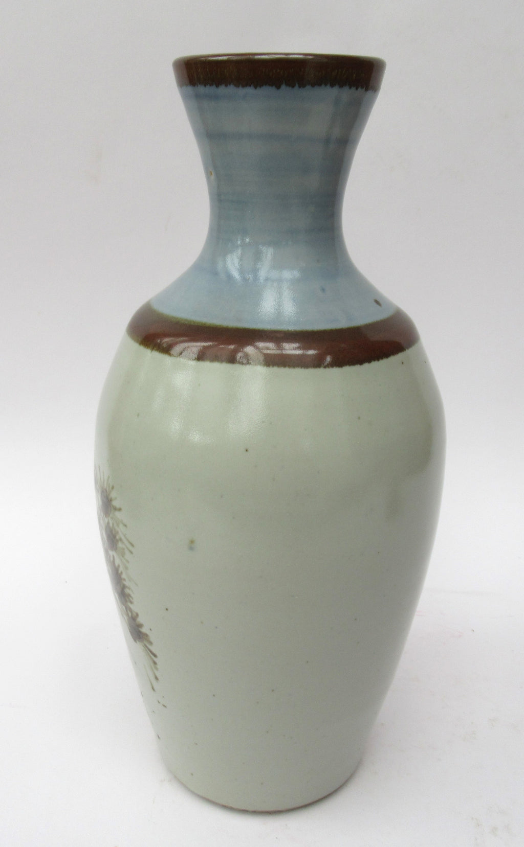 David Eeles (1933-2015), Shepherds Well Pottery, Stoneware Owl Vase