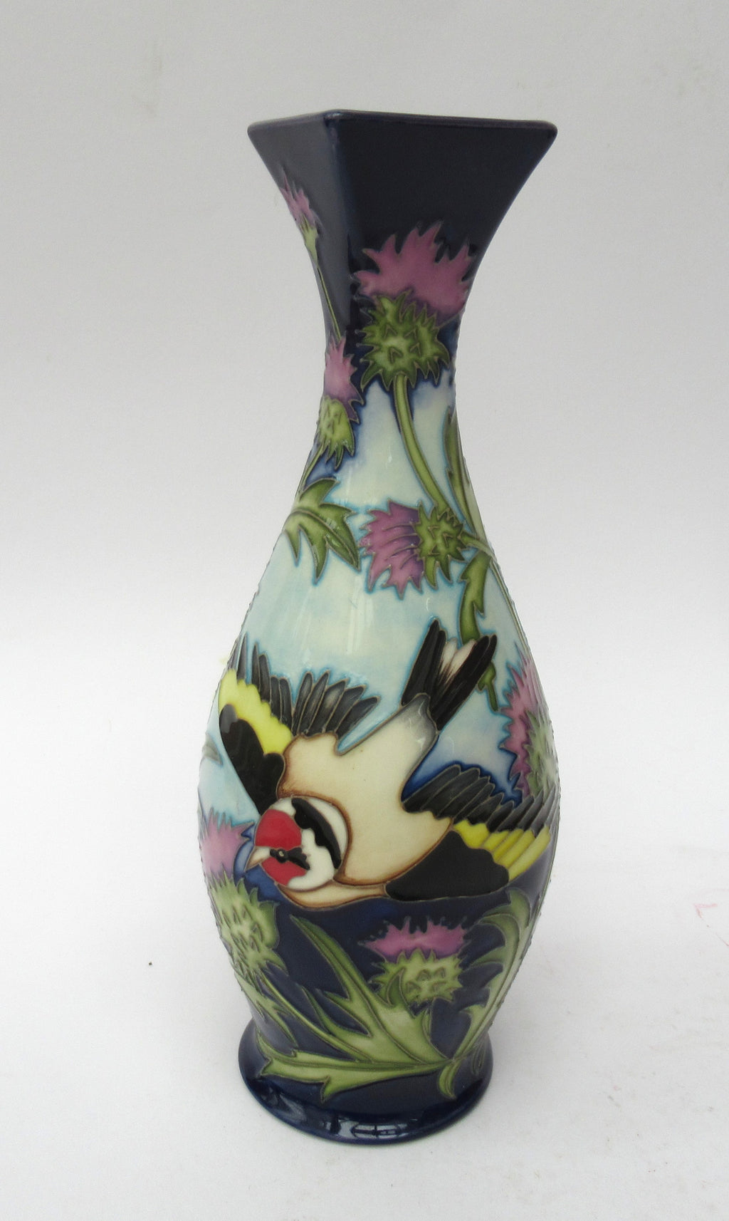 Moorcroft, RSPB Ltd. Edn. of 10, Goldfinches & Spear Thistle, 2014