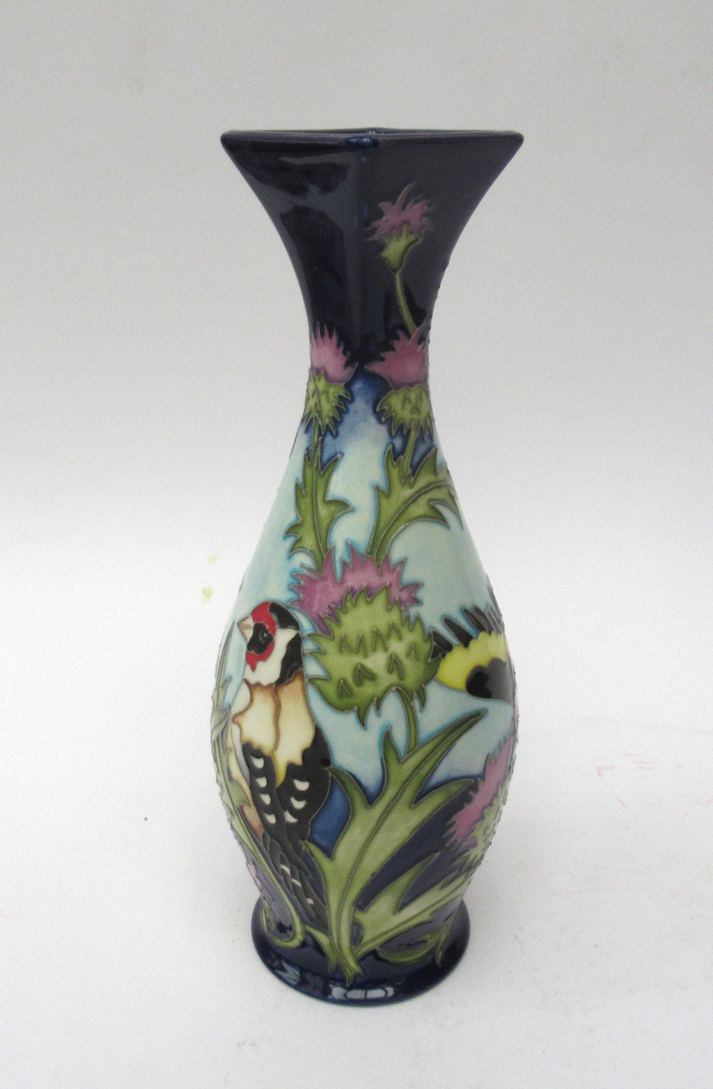 Moorcroft, RSPB Ltd. Edn. of 10, Goldfinches & Spear Thistle, 2014