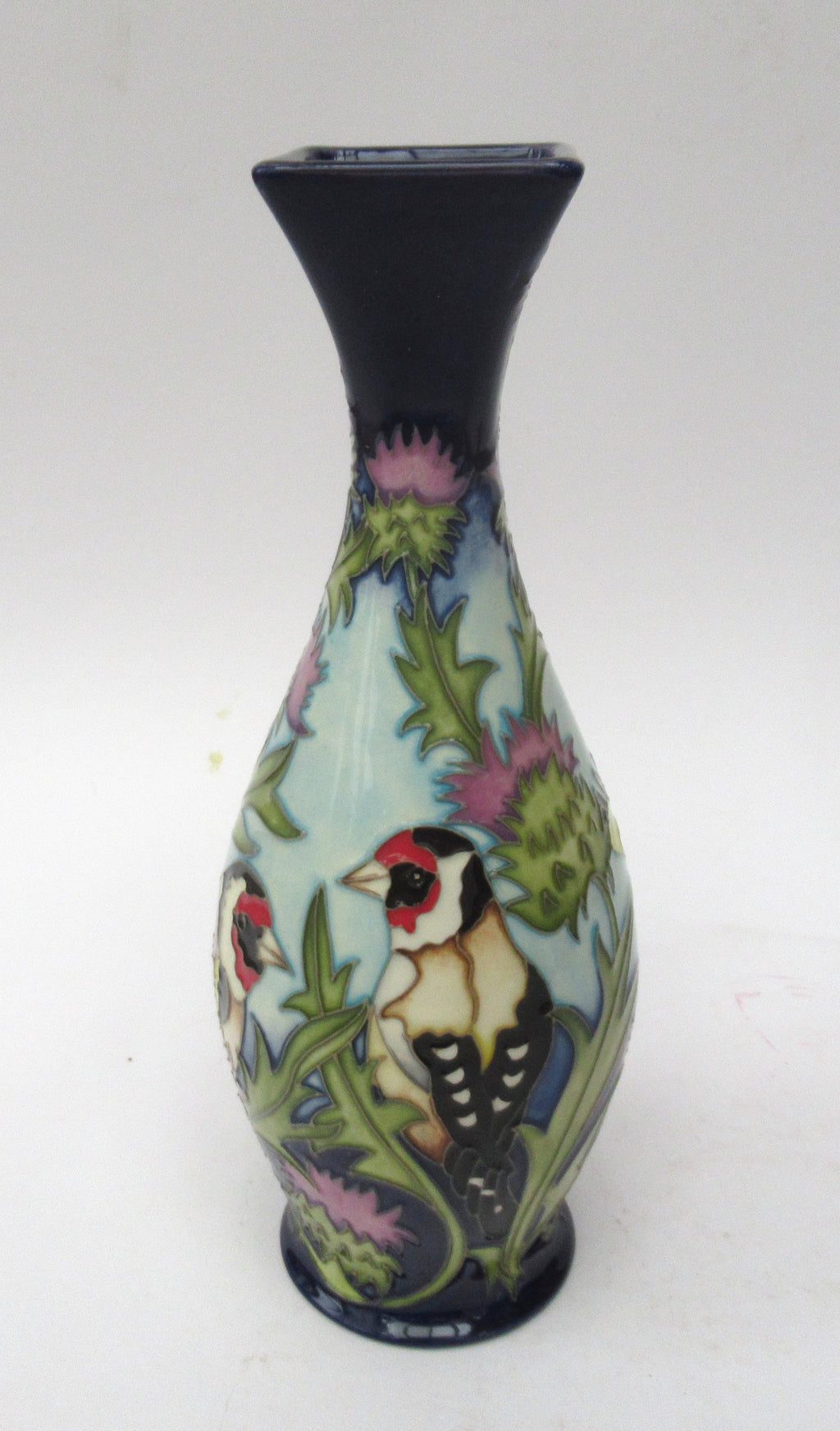 Moorcroft, RSPB Ltd. Edn. of 10, Goldfinches & Spear Thistle, 2014