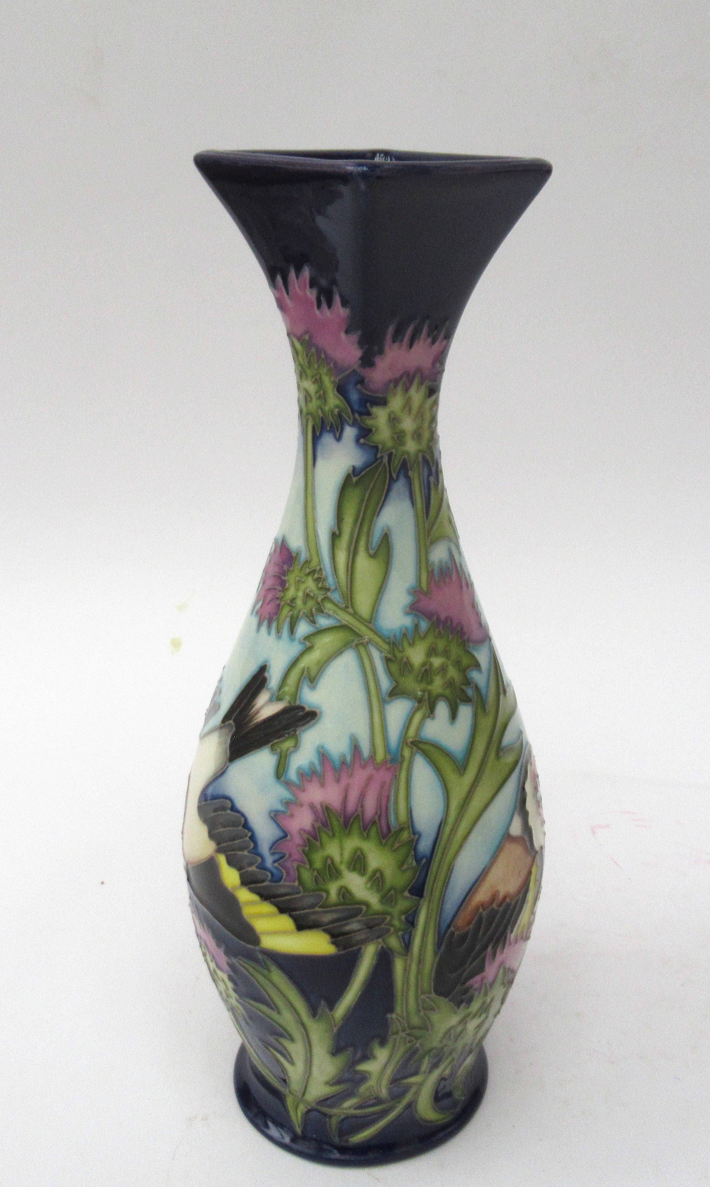 Moorcroft, RSPB Ltd. Edn. of 10, Goldfinches & Spear Thistle, 2014