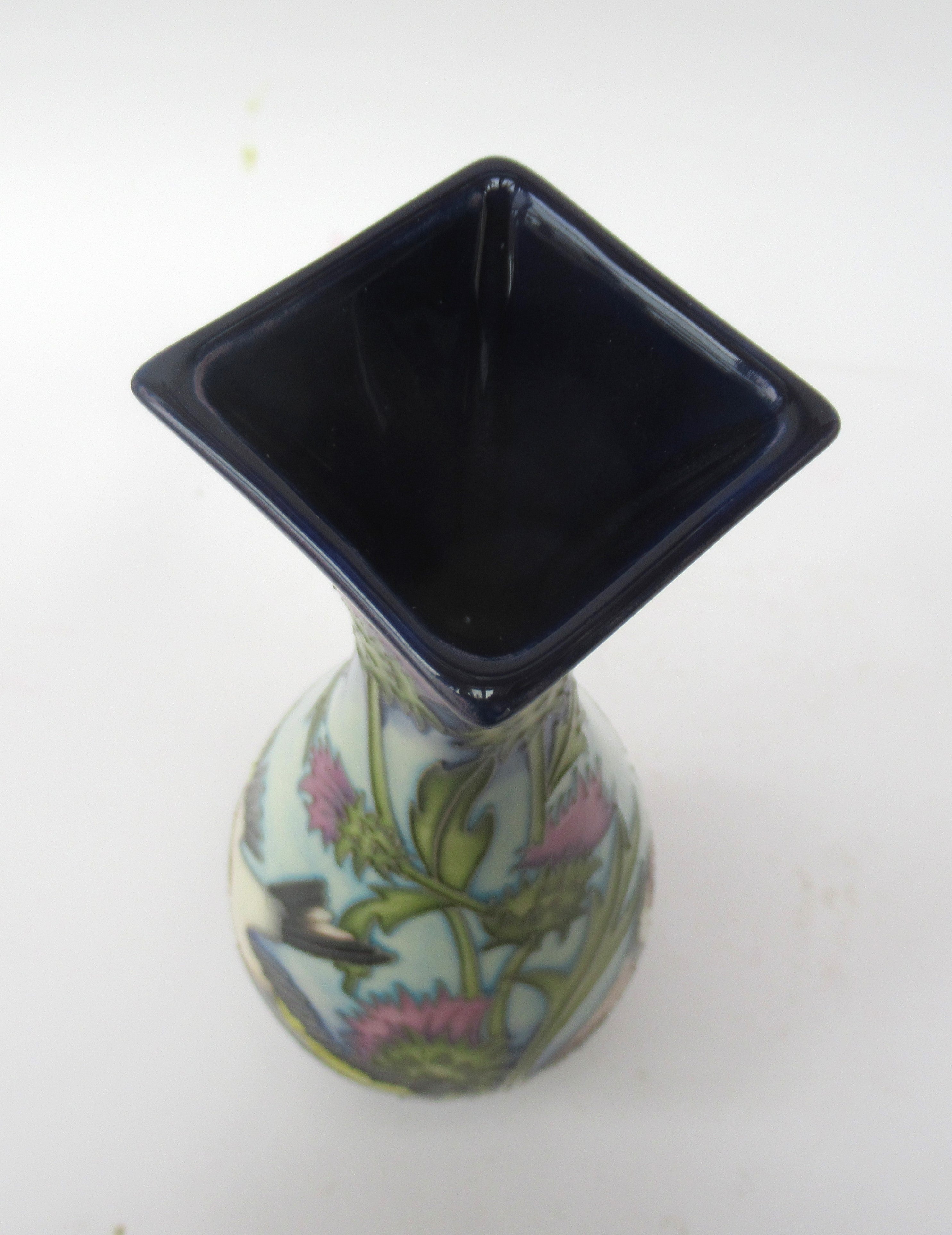 Moorcroft, RSPB Ltd. Edn. of 10, Goldfinches & Spear Thistle, 2014