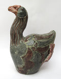 Jennie Hale, large raku sculpture of a Goose