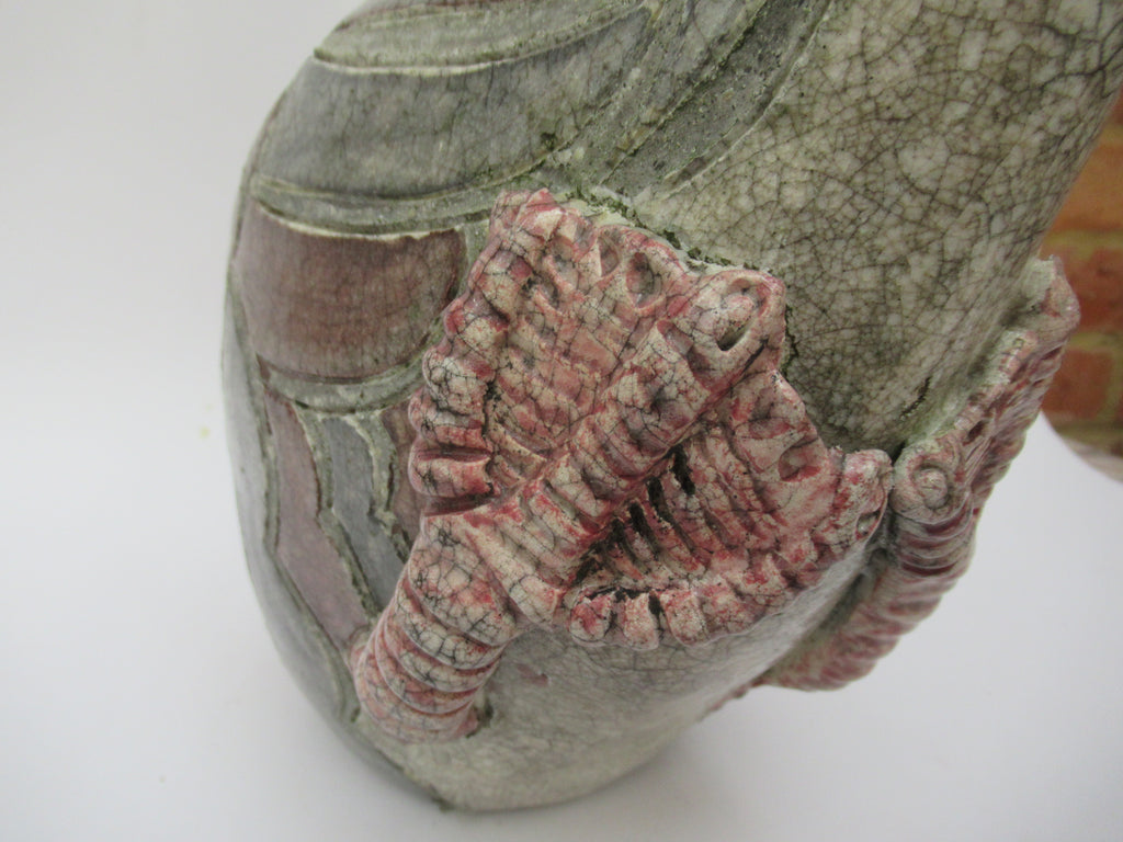 Jennie Hale, large raku sculpture of a Goose