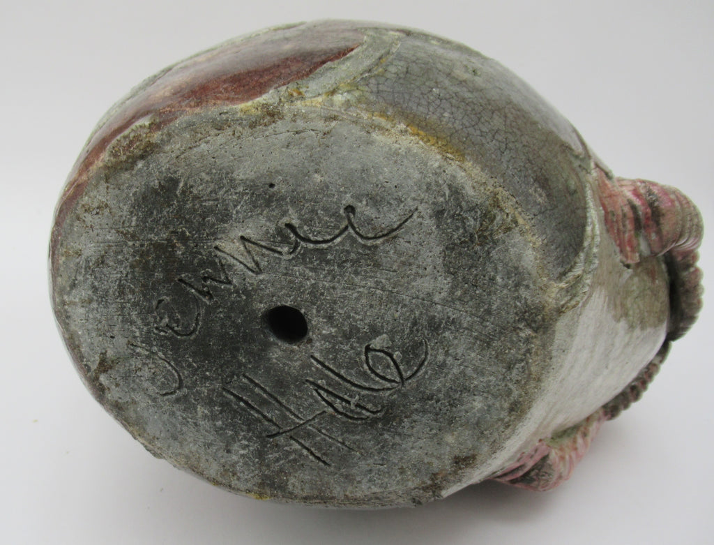 Jennie Hale, large raku sculpture of a Goose