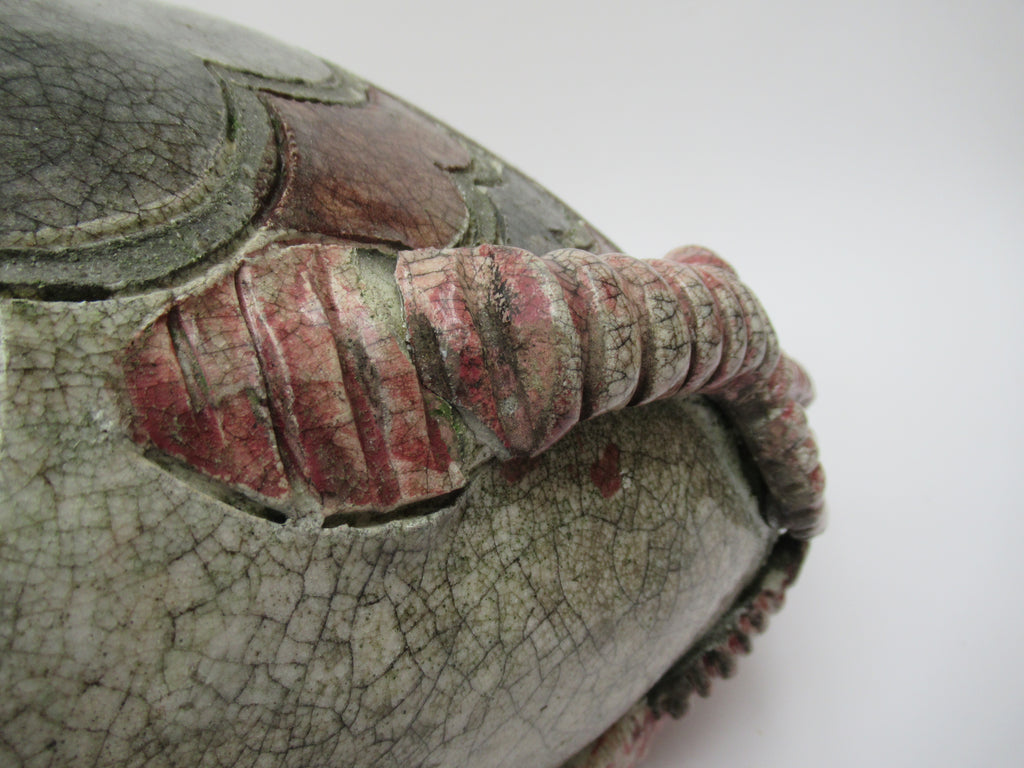 Jennie Hale, large raku sculpture of a Goose