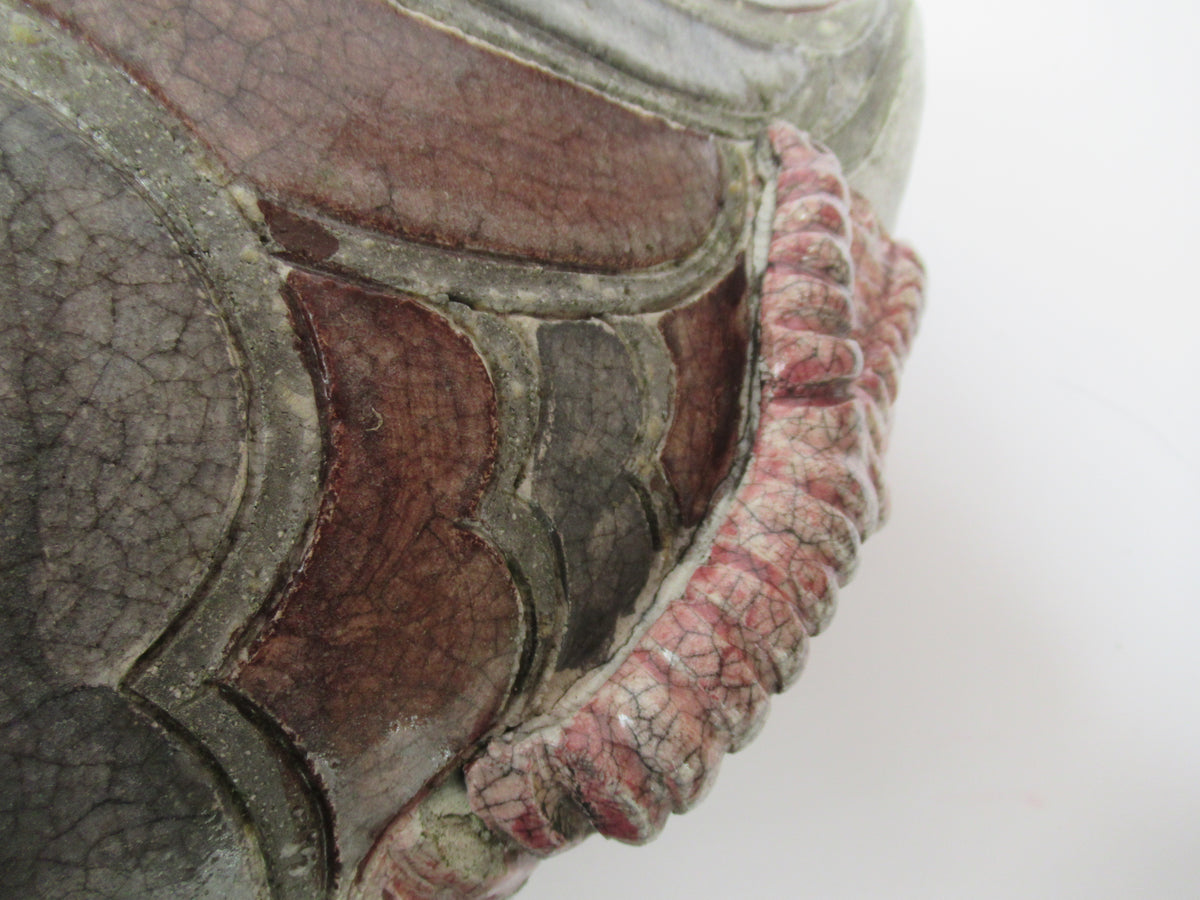 Jennie Hale, large raku sculpture of a Goose