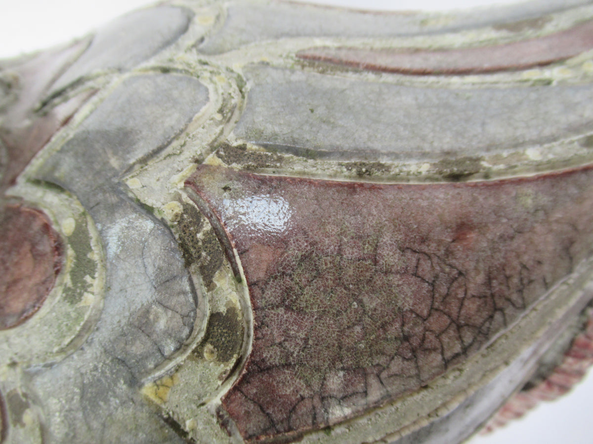 Jennie Hale, large raku sculpture of a Goose