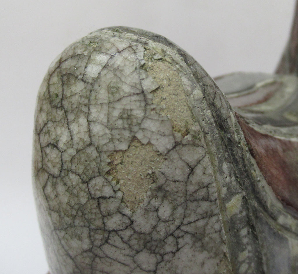 Jennie Hale, large raku sculpture of a Goose