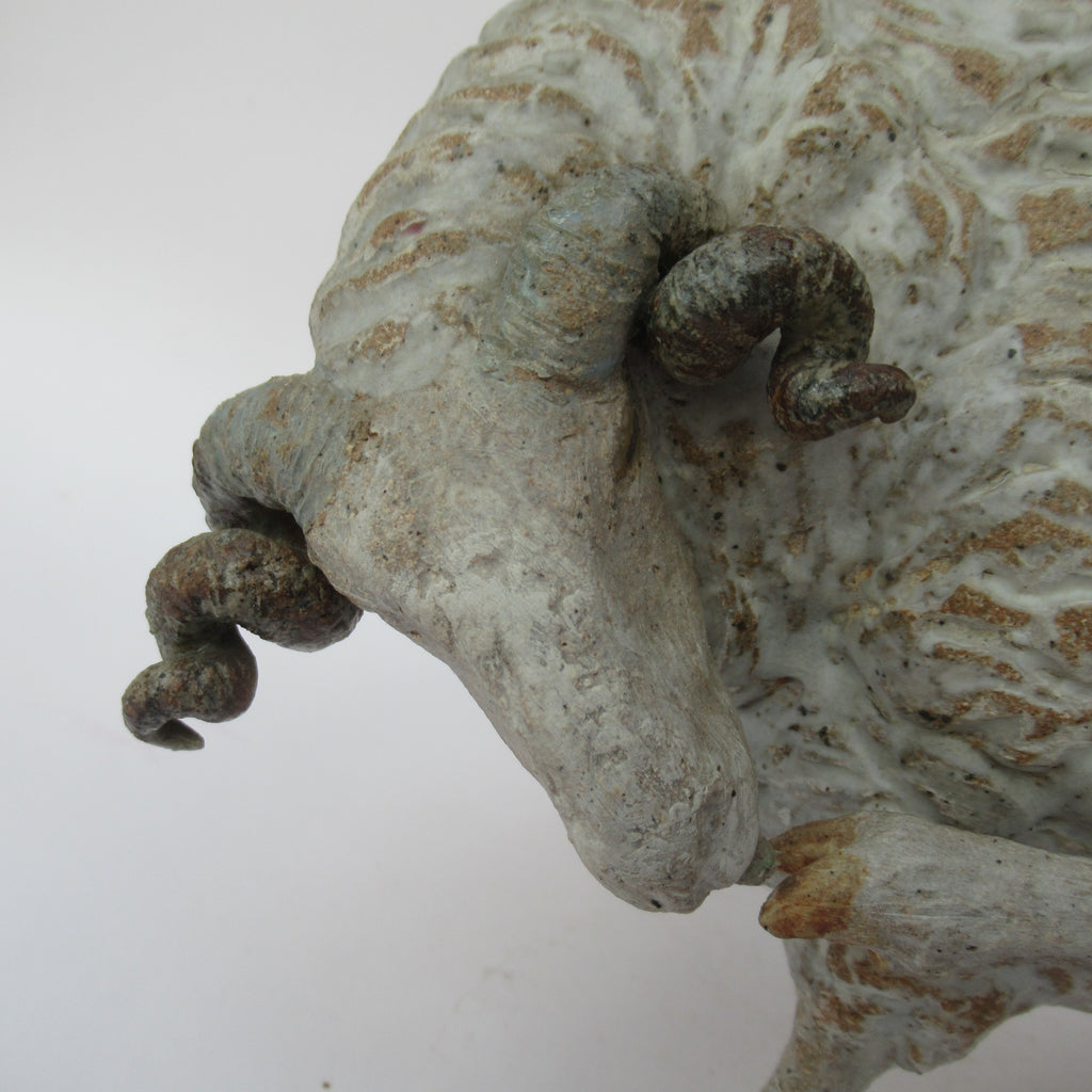 Jeremy James, stoneware sculpture of a Ewe