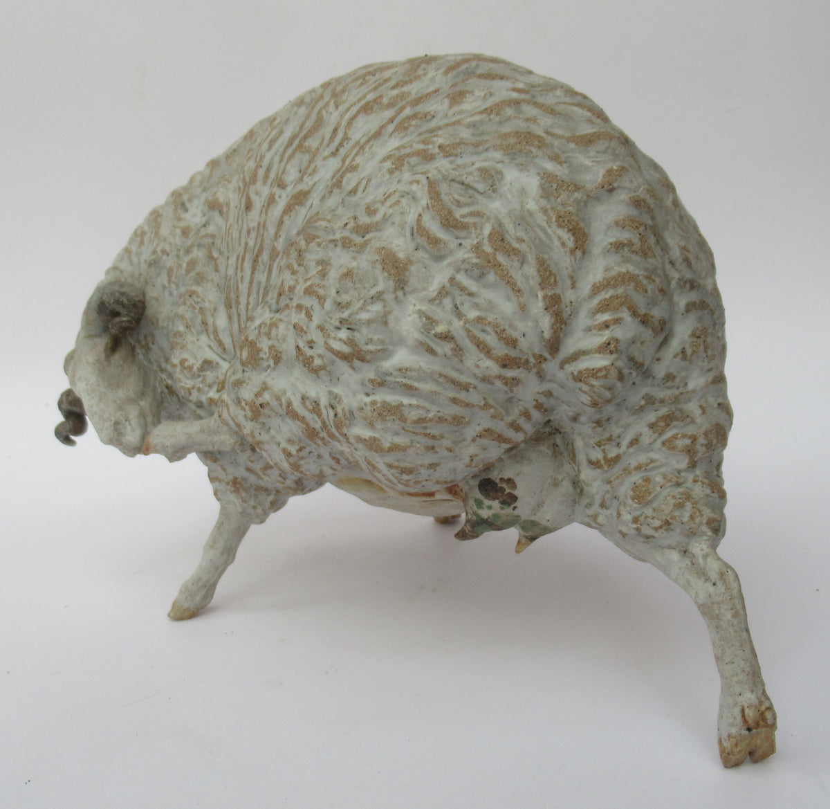 Jeremy James, stoneware sculpture of a Ewe