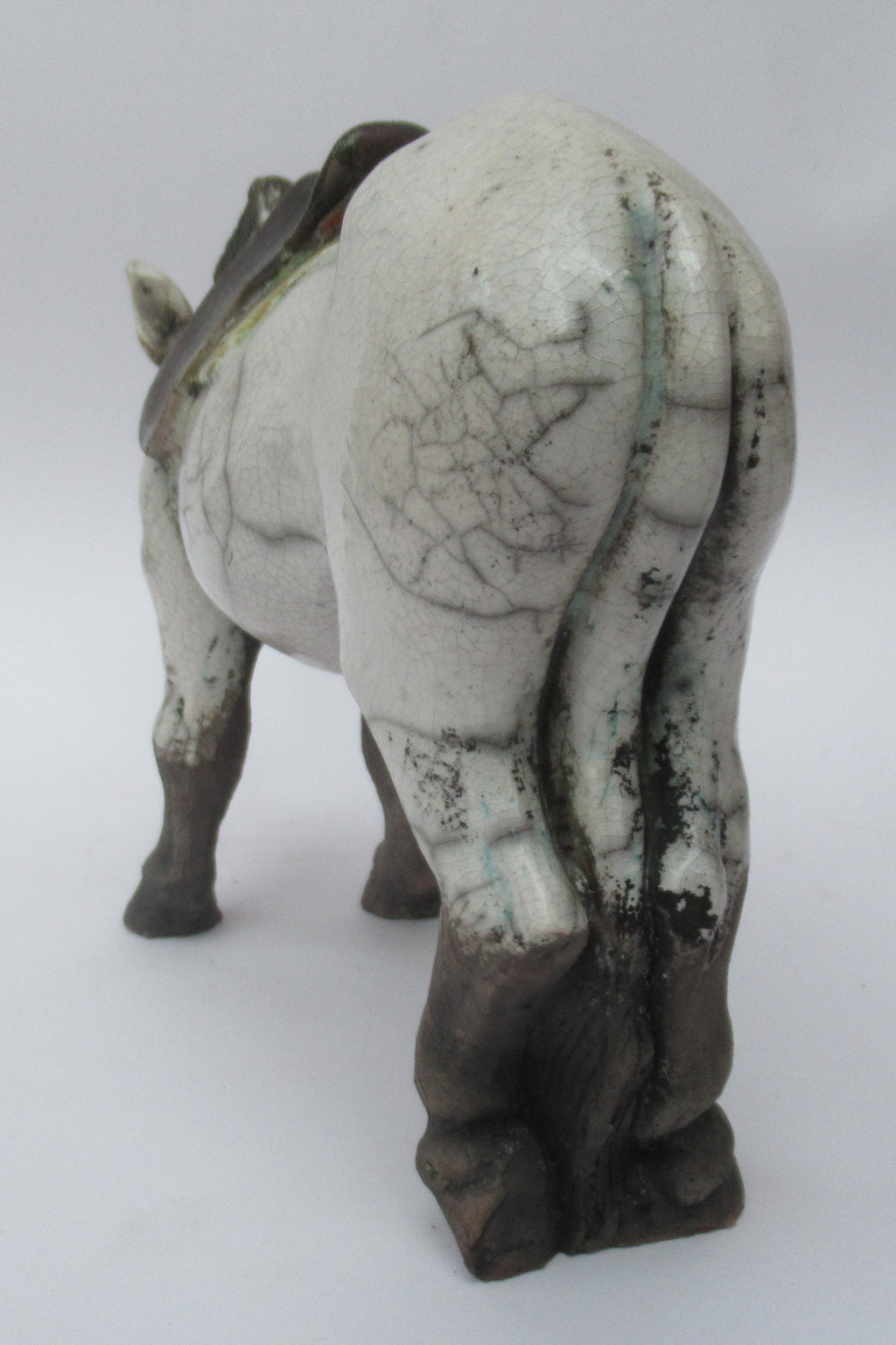 Lawson Ernest Rudge, raku figure of a Donkey