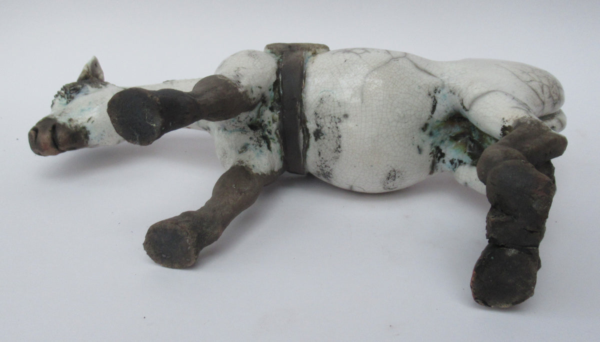 Lawson Ernest Rudge, raku figure of a Donkey