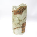 Laurel Keeley, British, large studio pottery fish design stoneware vase, 2007